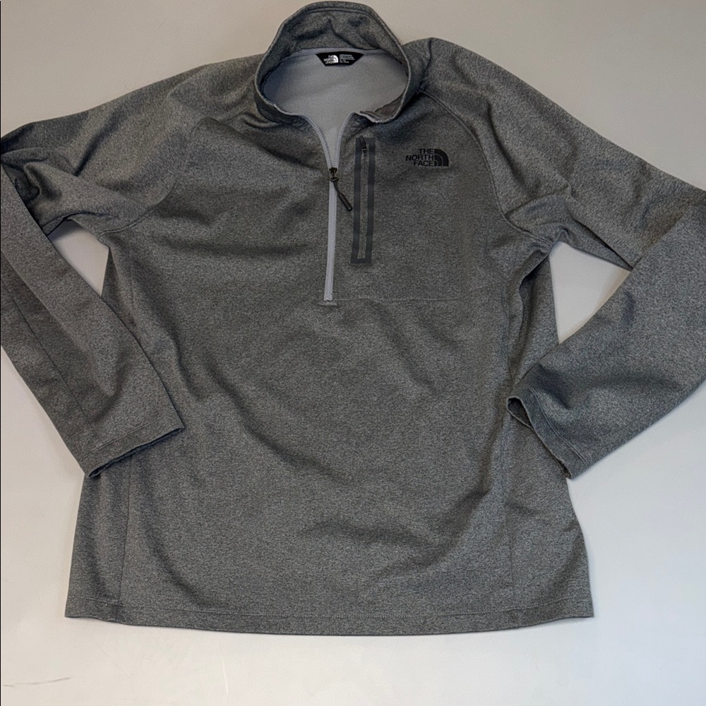 The North Face Gray Quarter-Zip Pullover